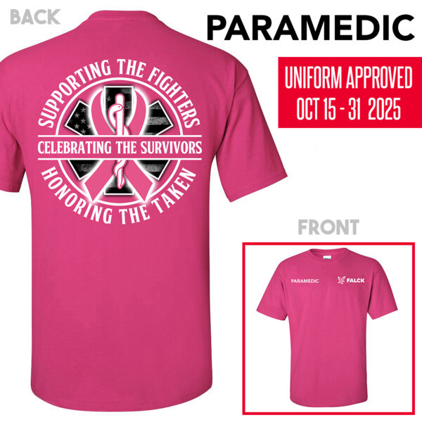 PARAMEDIC - UNIFORM APPROVED 10/15 THRU 10/31 - BREAST CANCER 2025 - 7KXNJM Thumbnail
